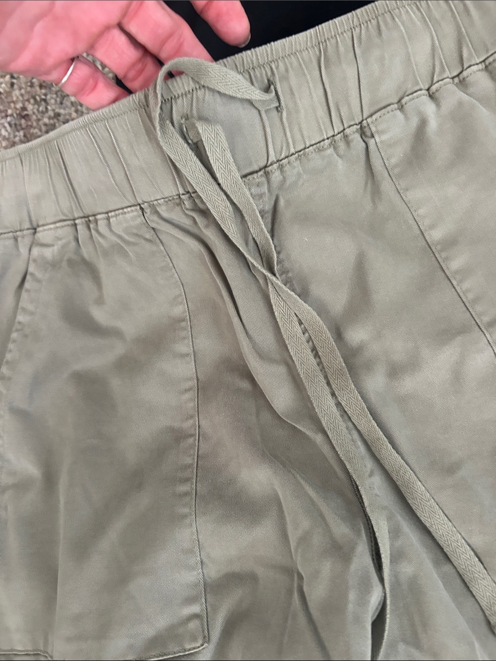 Buffalo David Bitton Drawstring Pants in Khaki - Picture 4 of 8